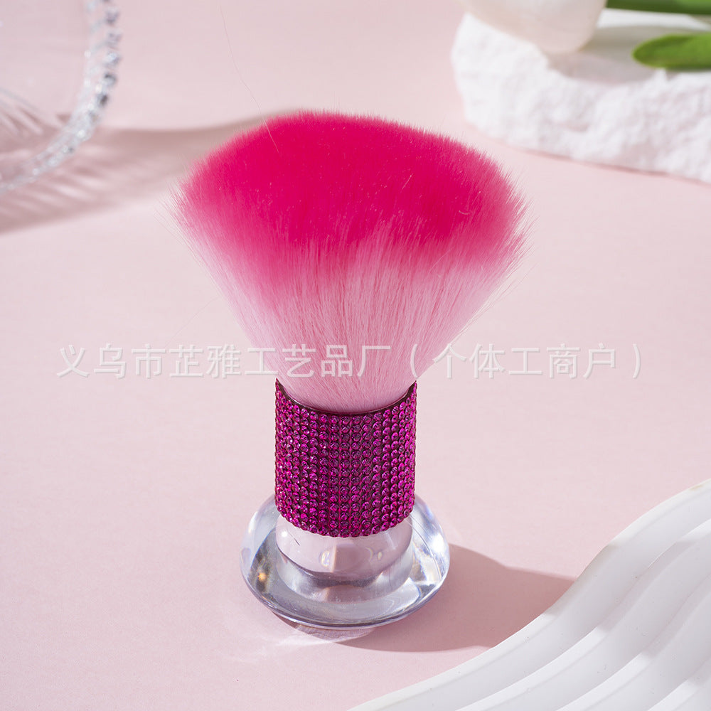 Wholesale Diamond mushroom head loose powder brush makeup brush cleaning brush tool blush brush nail art dust brush